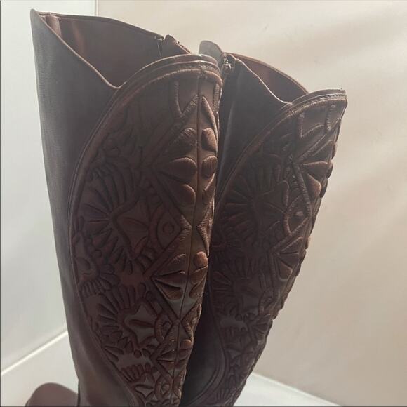 Gianni Bini Alybeth Embroidered Riding Boots - Picture 8 of 13